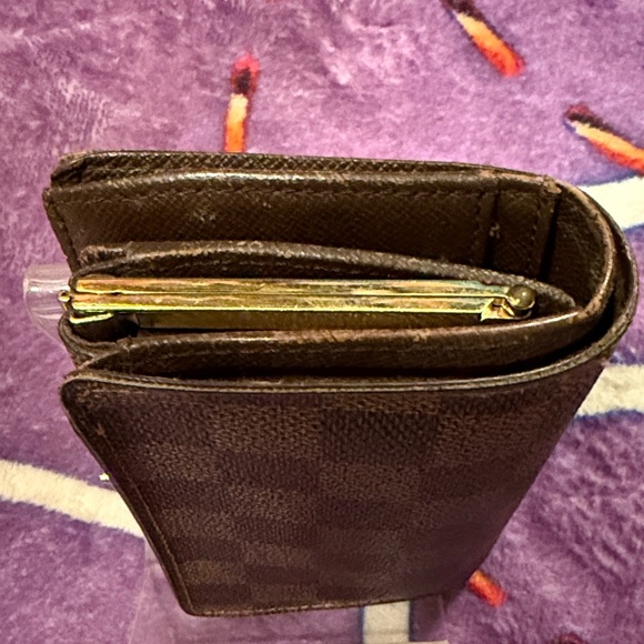 Louis Vuitton Authentic Damier Ebene French PM Brown Wallet M10044 - Picture 17 of 17